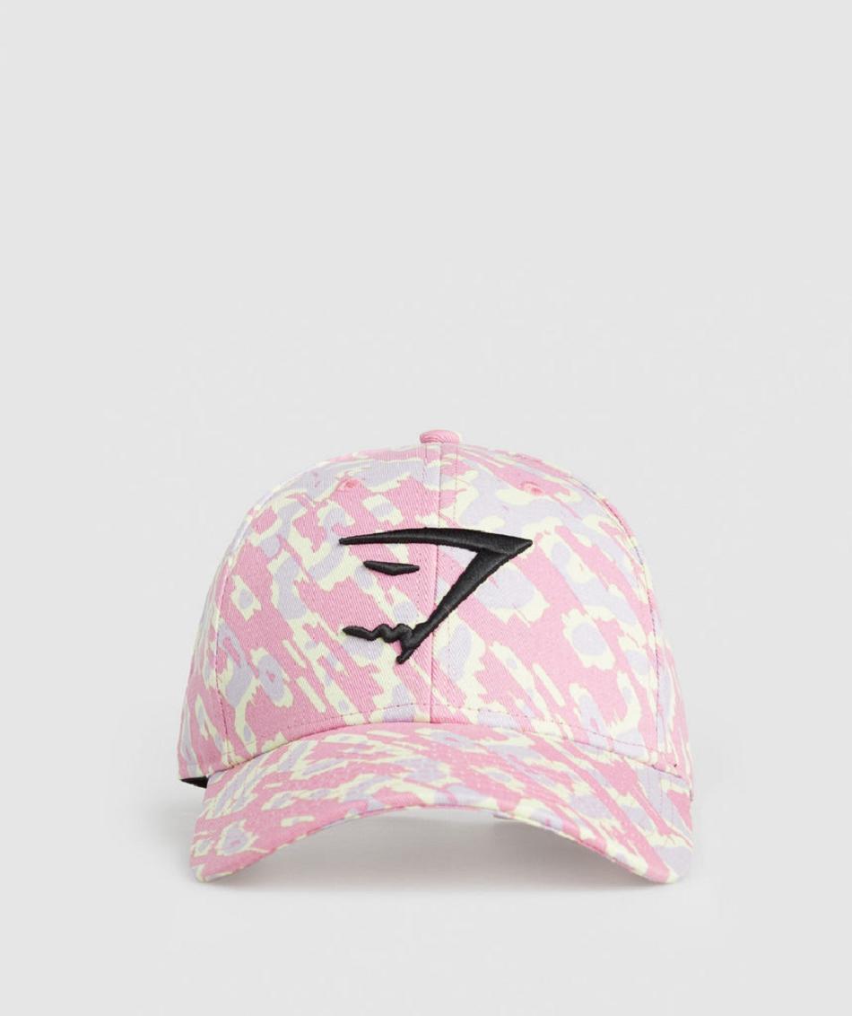 Czapki Akcesoria Gymshark Sharkhead Cap Różowe | PL 4224MQZ